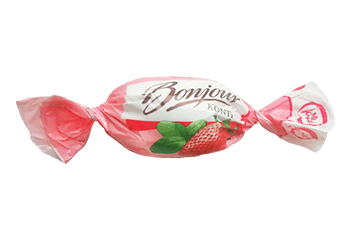 Бонжур со вкусом клубники и базилика